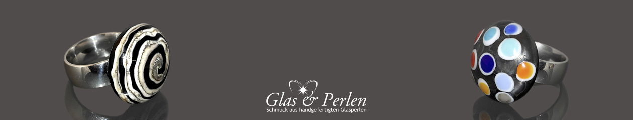 Glas und Perlen