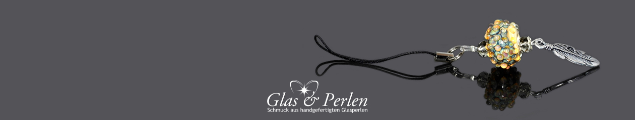 Glas und Perlen