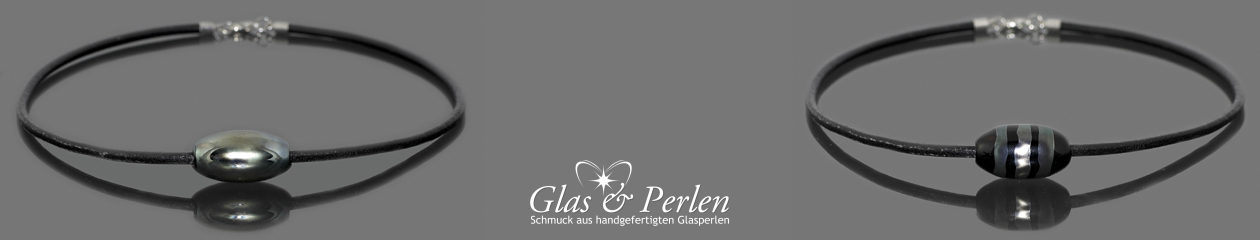 Glas und Perlen