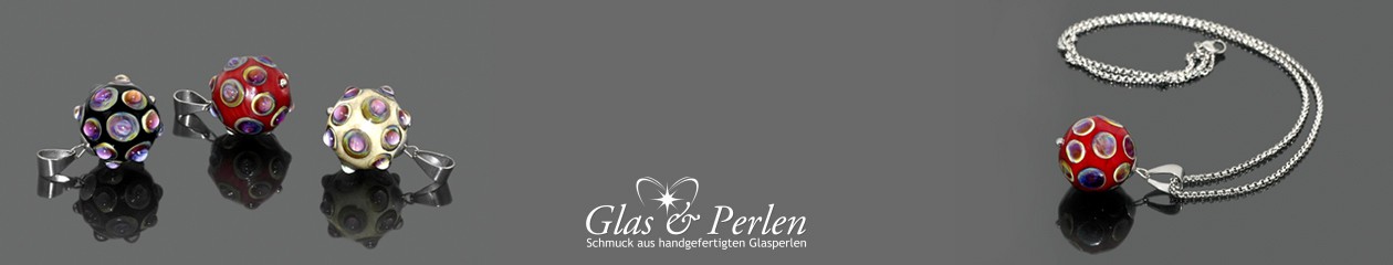 Glas und Perlen